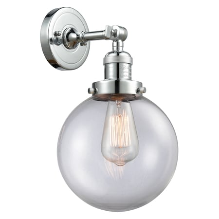 INNOVATIONS LIGHTING One Light Vintage Dimmable Led Sconce 203-PC-G202-8-LED